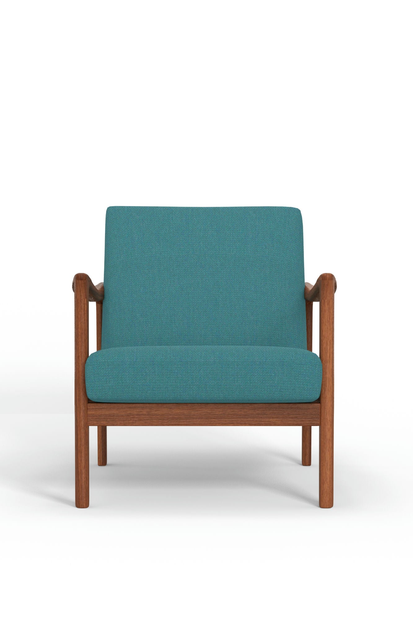 Alpine Furniture Zephyr Lounge Chair, Turquoise