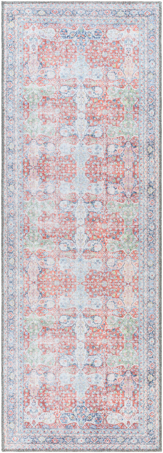 Surya Alanya ALY-2301 Runner Rug 2'7" x 7'3" - Brick Red