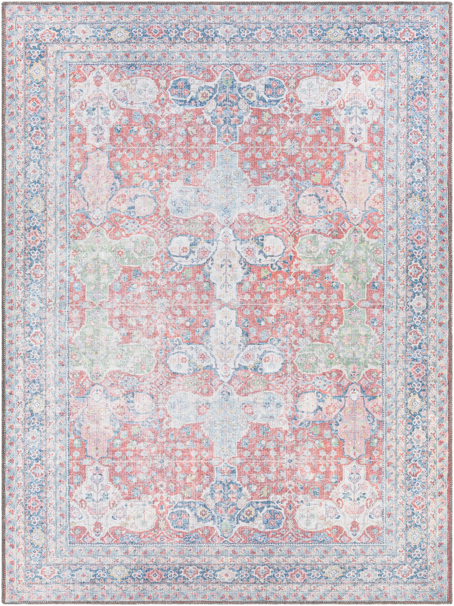 Surya Alanya ALY-2301 Rug 5'3" x 7' - Brick Red