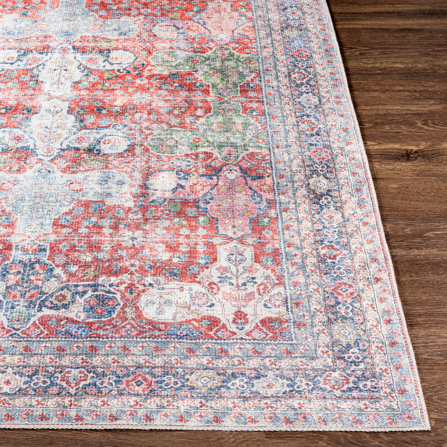 Surya Alanya Rug 6'7" X 9' Brick Red