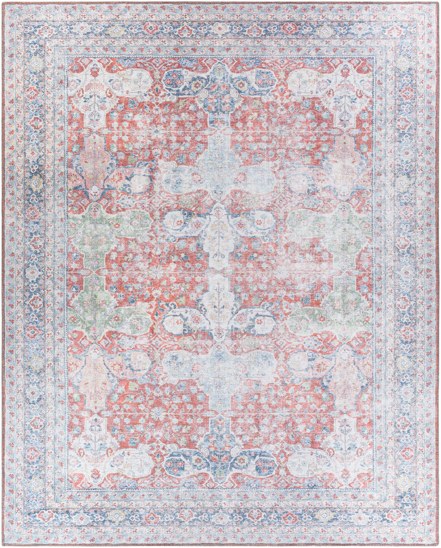 Surya Alanya ALY-2301 Rug 7'6" x 9'6" - Brick Red