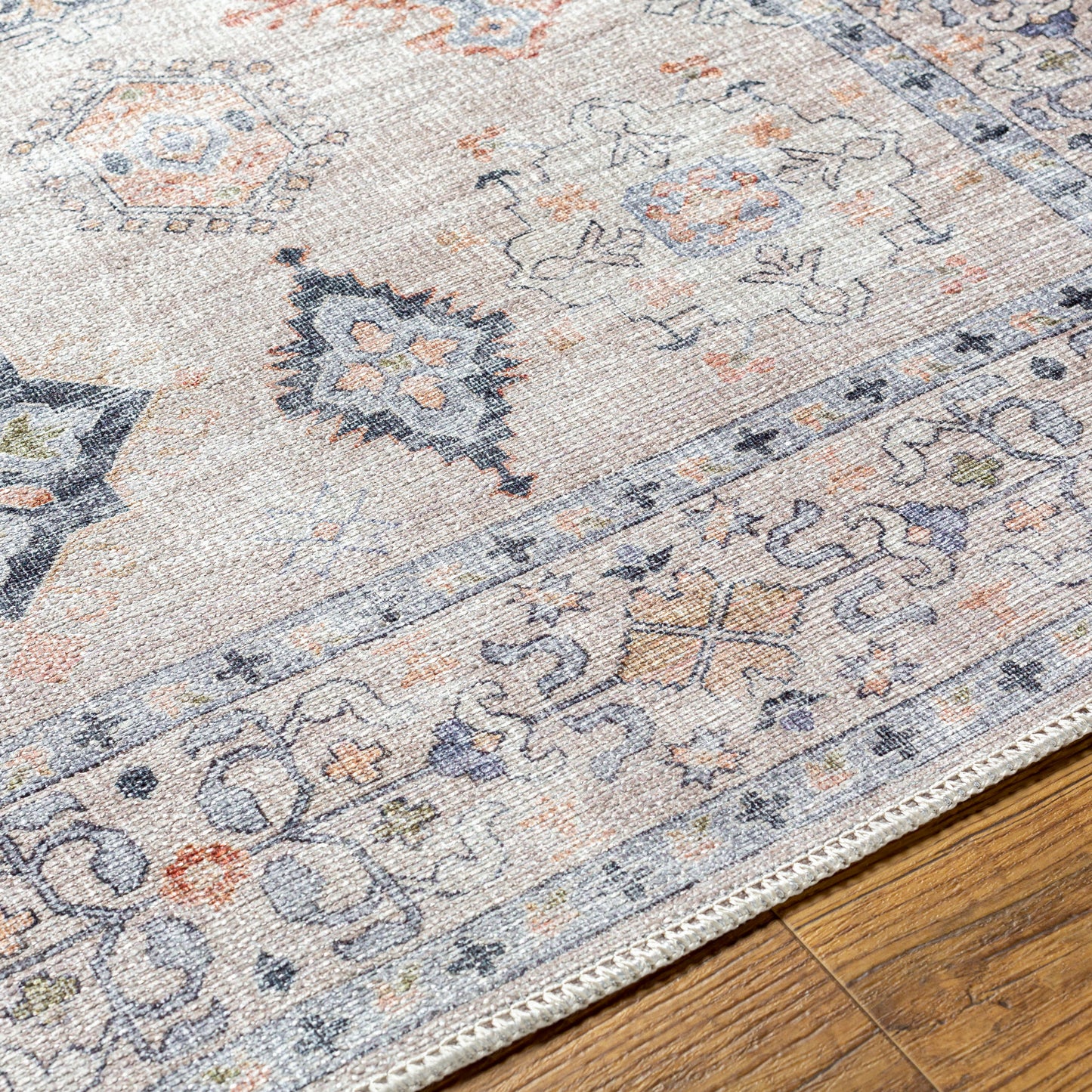Surya Alanya Rug 6'7" X 9' - Brick Red