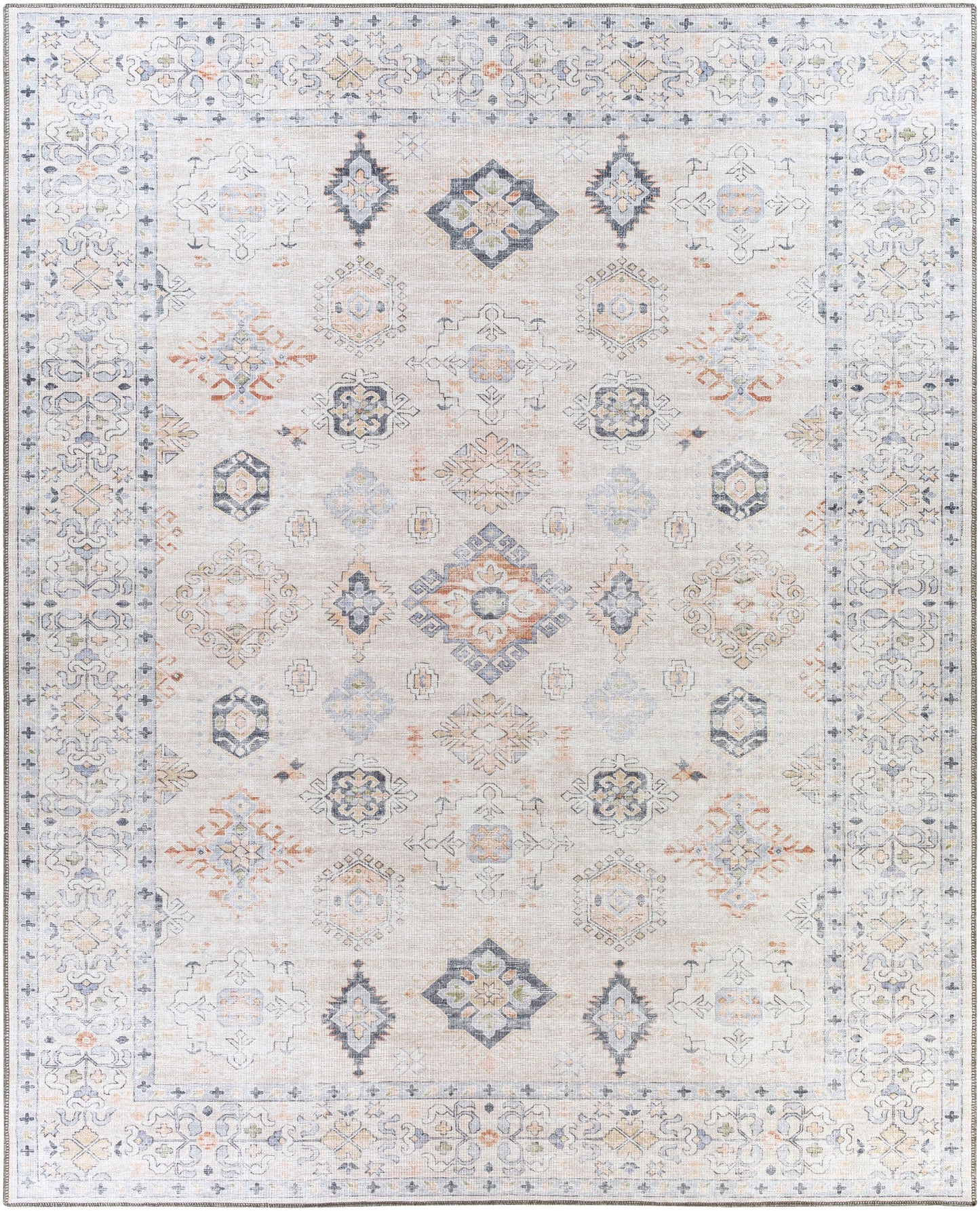 Surya Alanya ALY-2302 Rug 7'6" x 9'6" - Brick Red