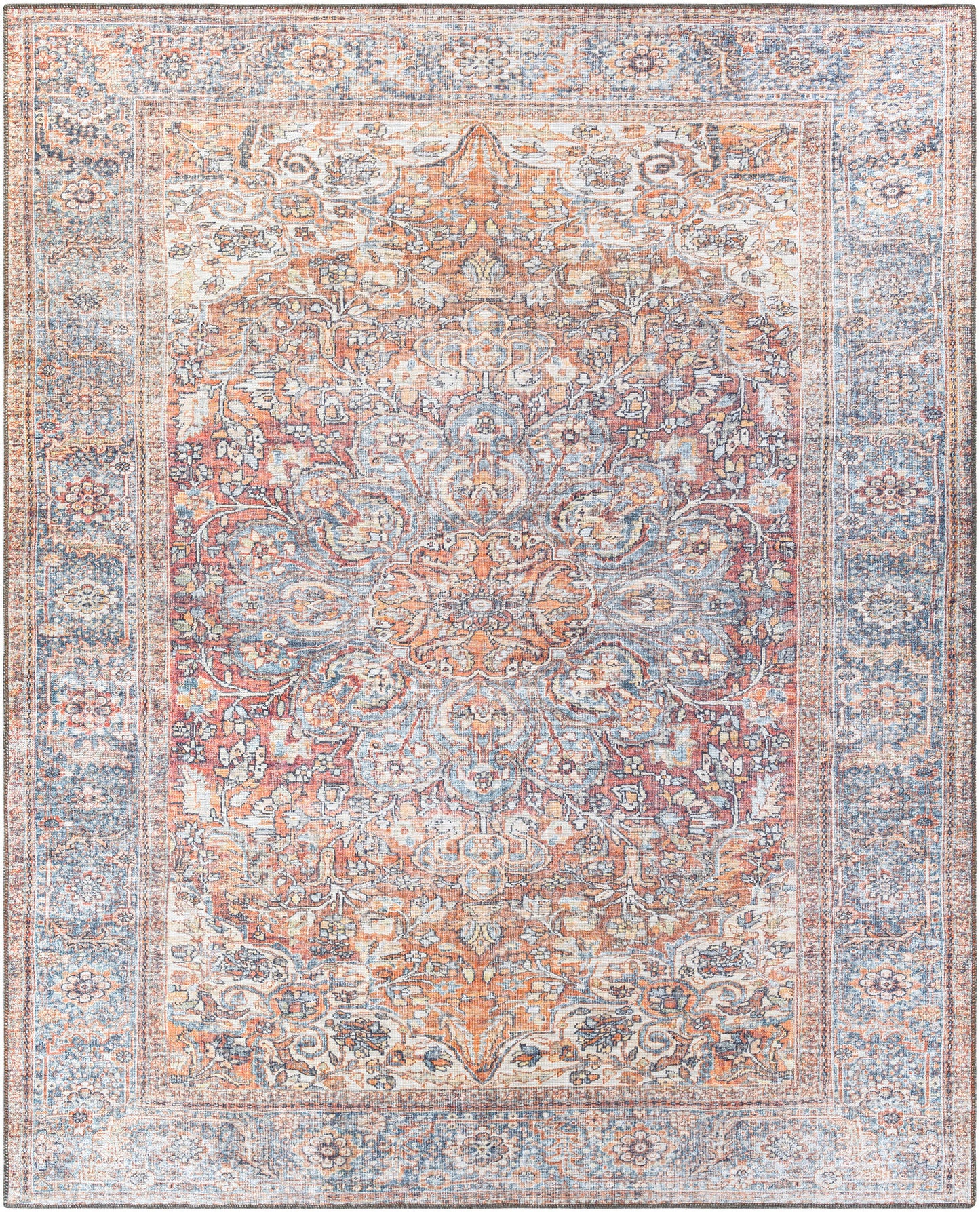 Surya Alanya ALY-2304 Rug 7'6" x 9'6" - Brick Red