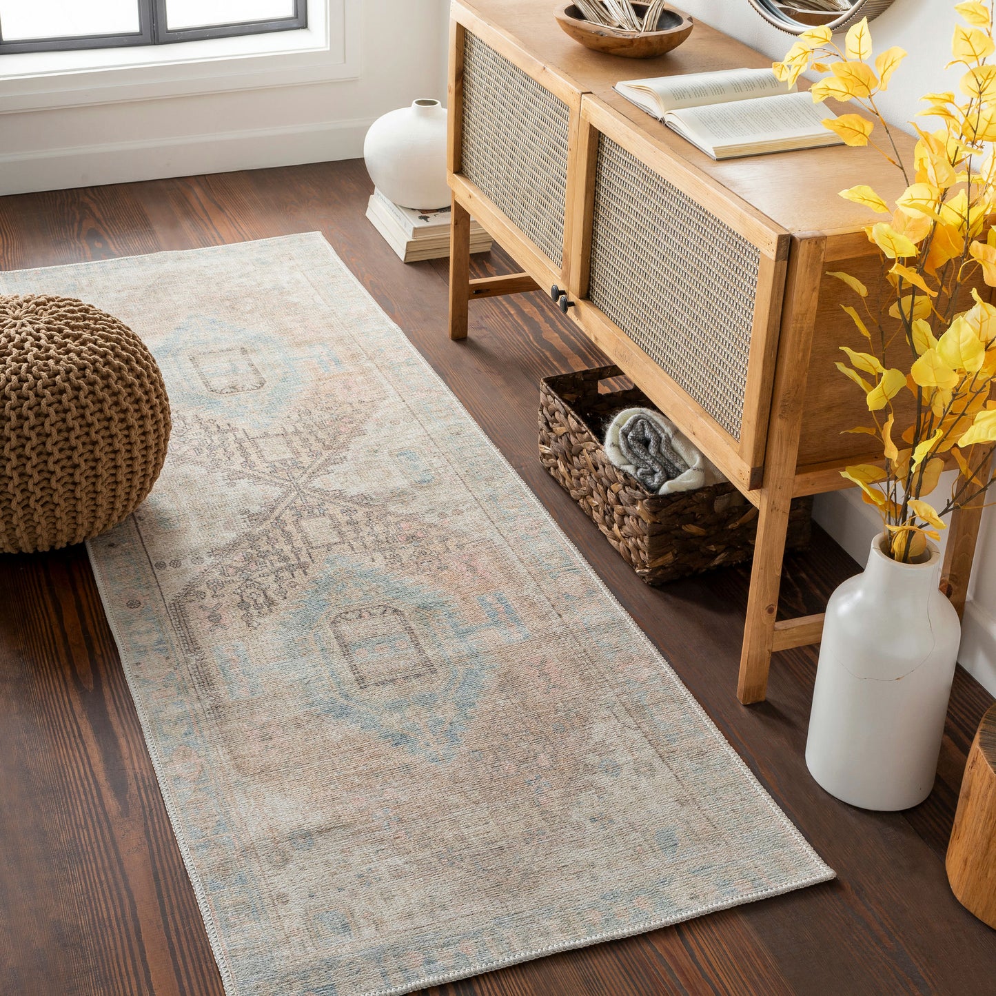 Surya Alanya Denim Rug 2'7" X 7'3"