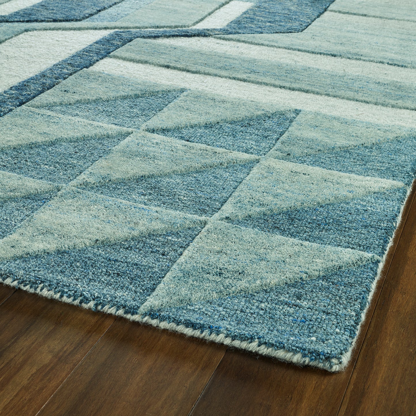 Kaleen Alzada Collection Blue Navy Throw Rug 3' x 5'