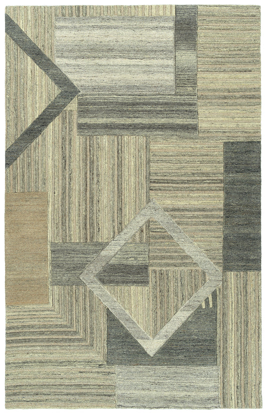 Kaleen Alzada Collection ALZ04-49 Brown Area Rug 9' x 12'