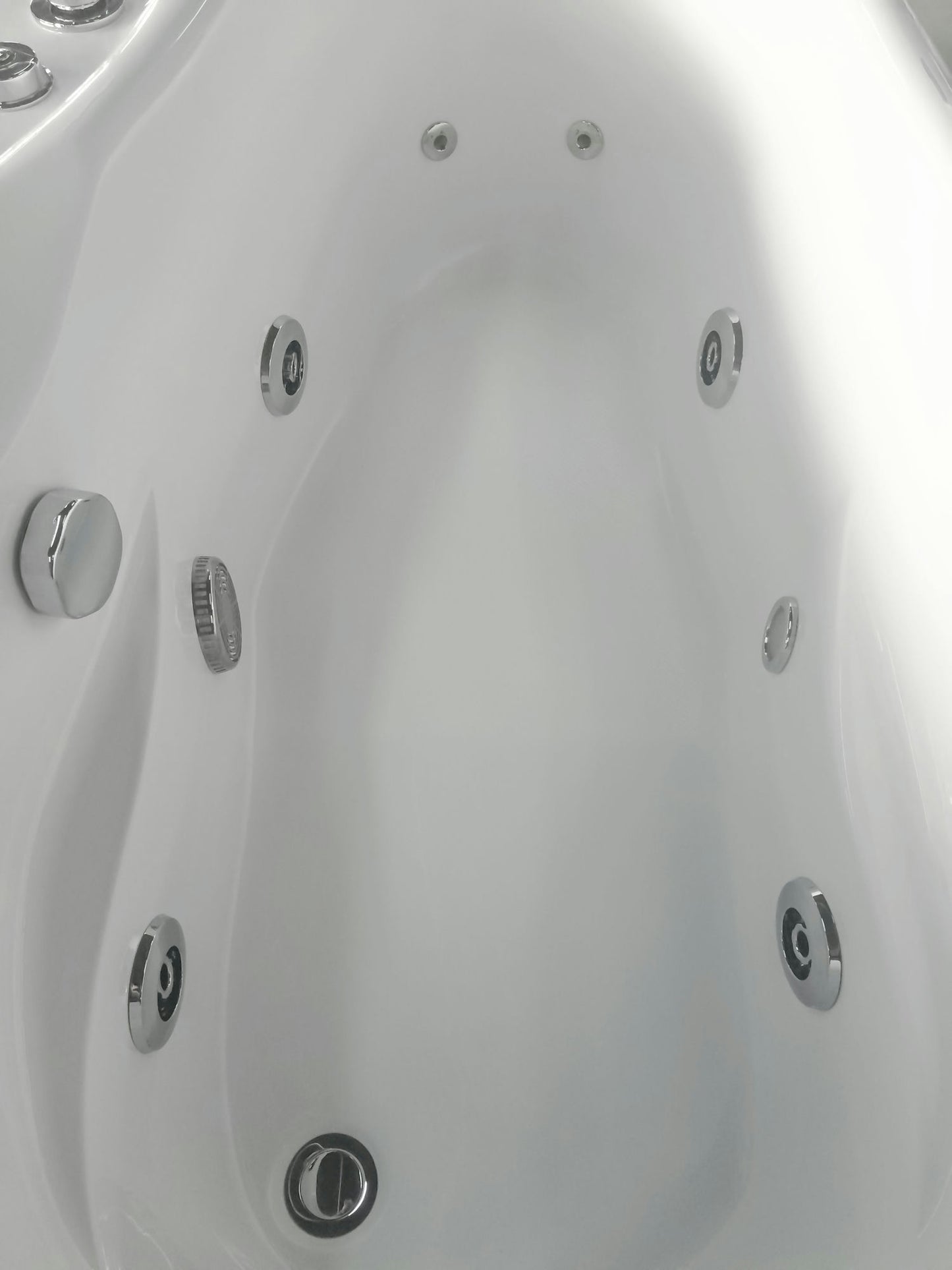 EAGO AM175-R 5' White Acrylic Whirlpool Bathtub - Drain on Left