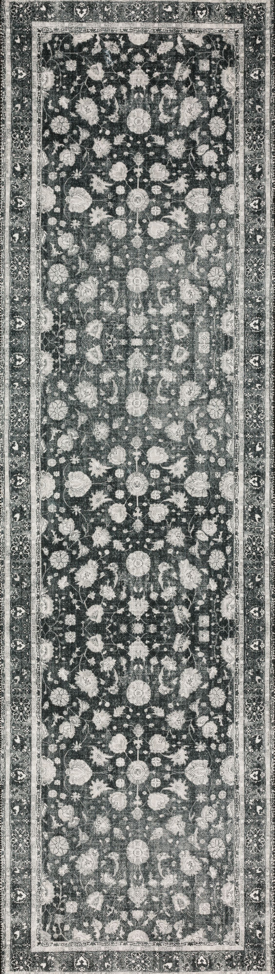 Amanti AM2 Midnight 2'3" x 7'7" Runner Rug