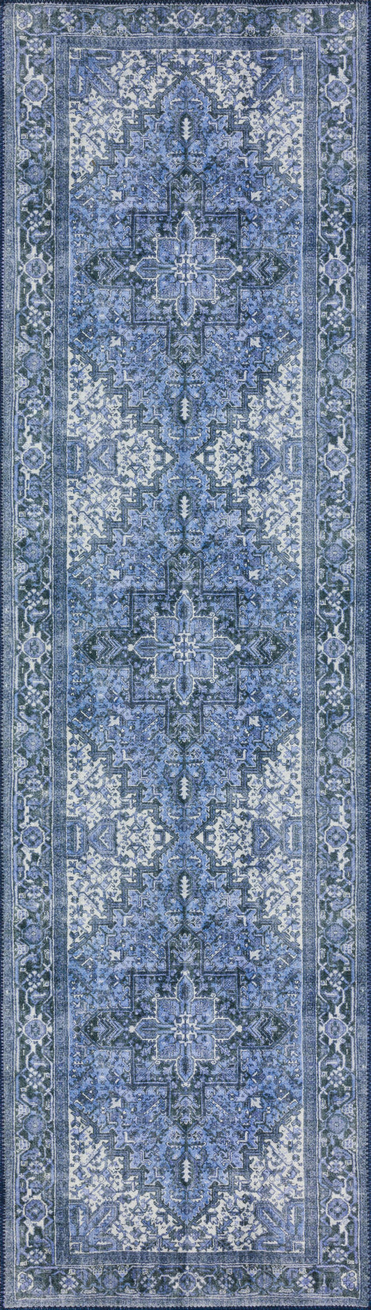 Amanti AM3 Cobalt 2'3" x 7'7" Runner Rug