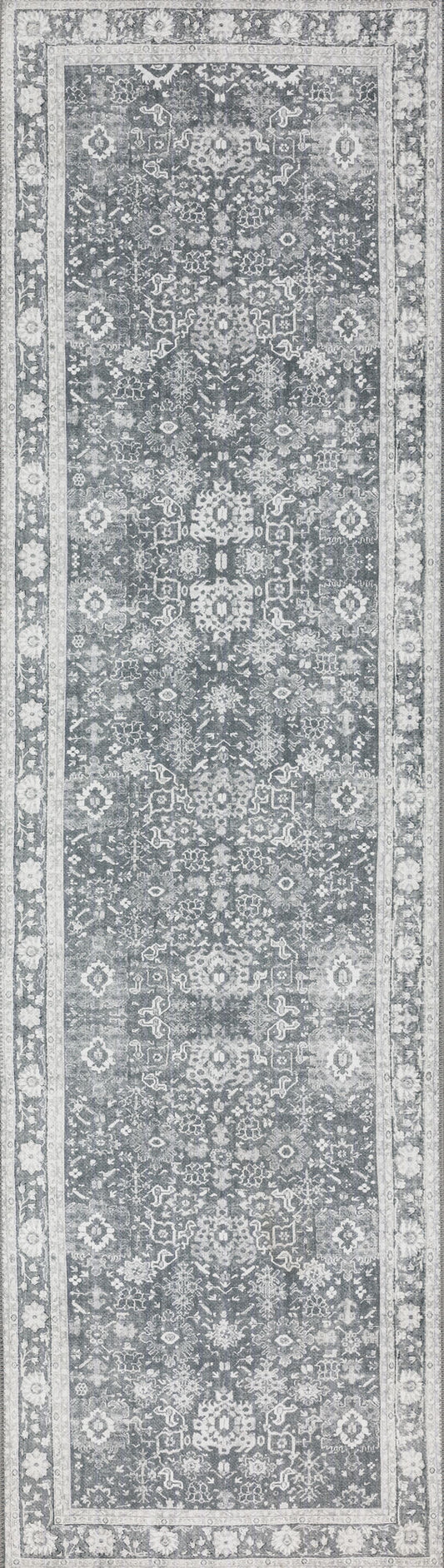 Amanti AM4 Dove 2'3" x 7'7" Runner Rug