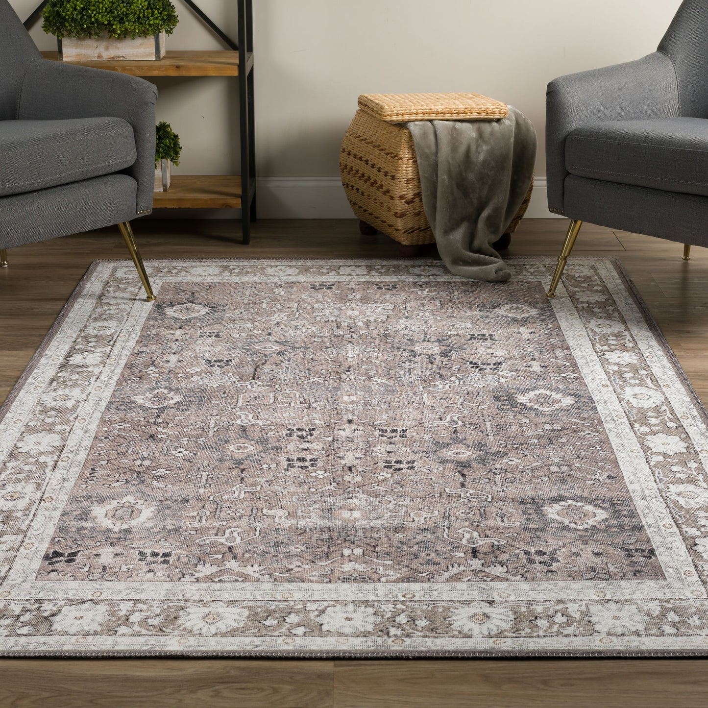 Amanti AM4 Mushroom 7'10" x 9'10" Rug