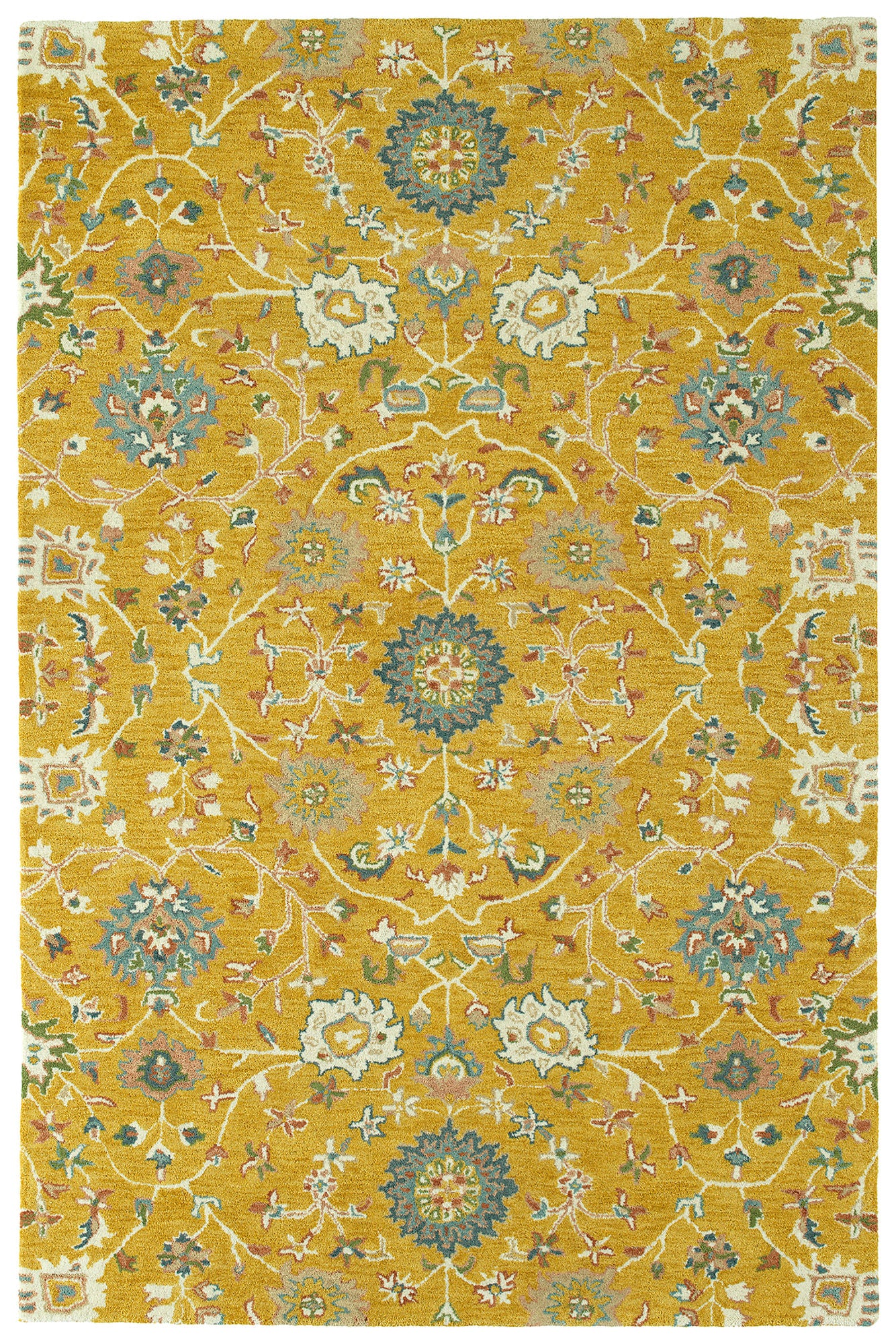 Kaleen Amaranta Collection Dark Gold Runner 2'6" x 8'