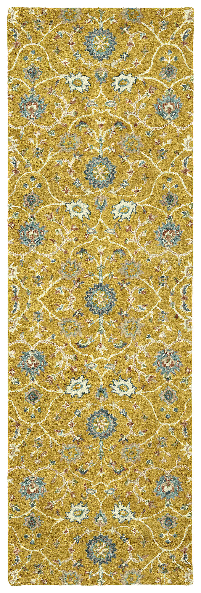 Kaleen Amaranta Collection Dark Gold Runner 2'6" x 8'