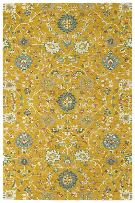 Kaleen Amaranta Collection Dark Gold Area Rug 5' x 7'9"