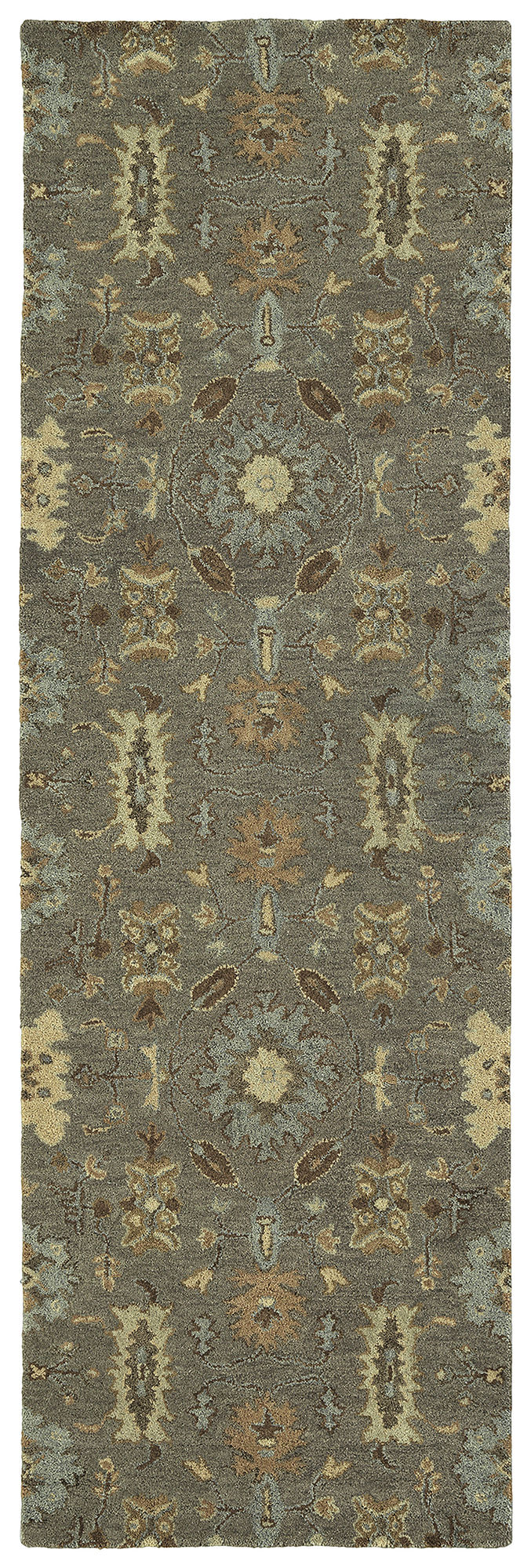 Kaleen Amaranta Collection Mushroom Sand Runner 2'6" x 8'