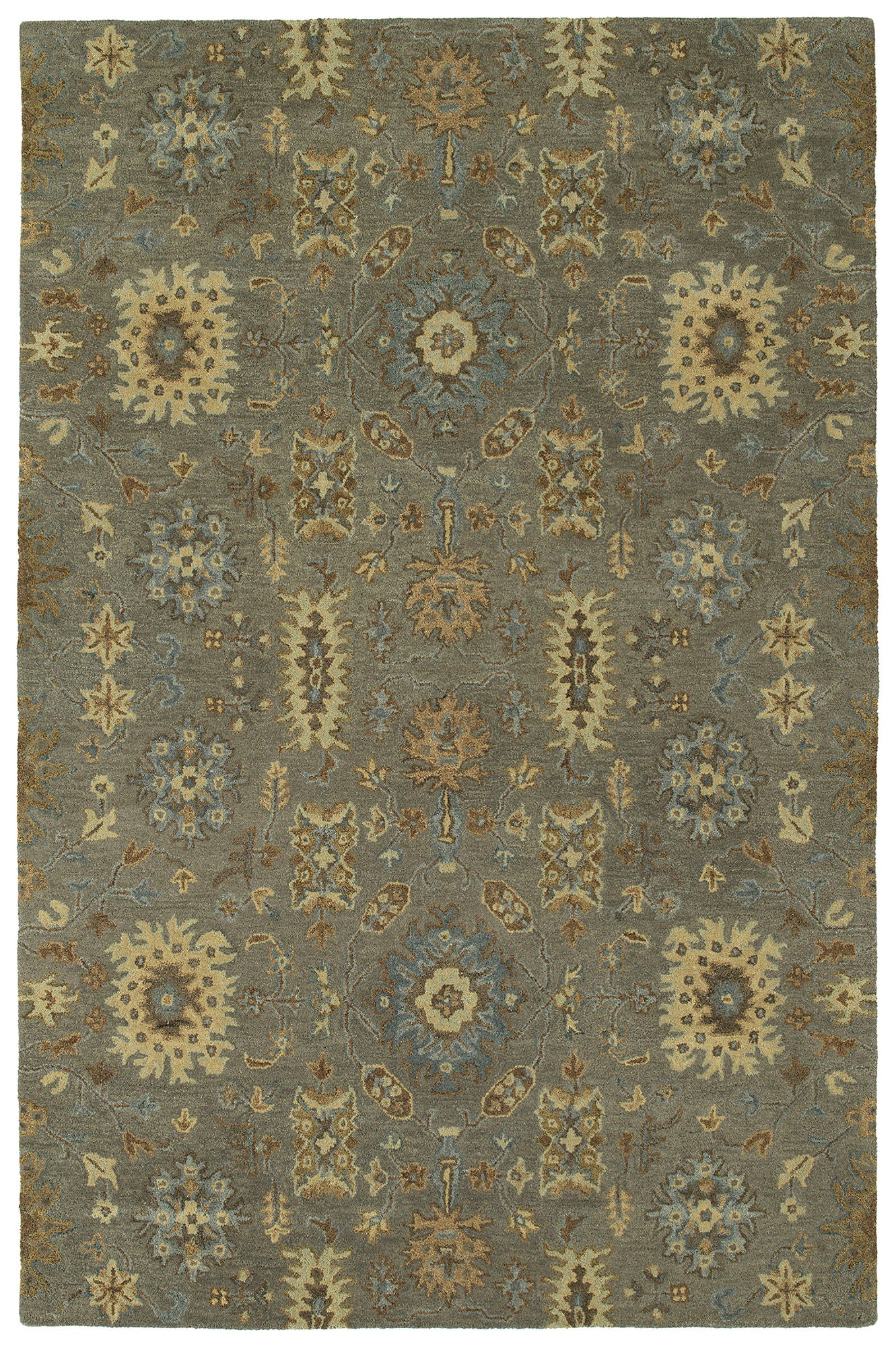 Kaleen Amaranta Collection Mushroom Sand Runner 2'6" x 8'