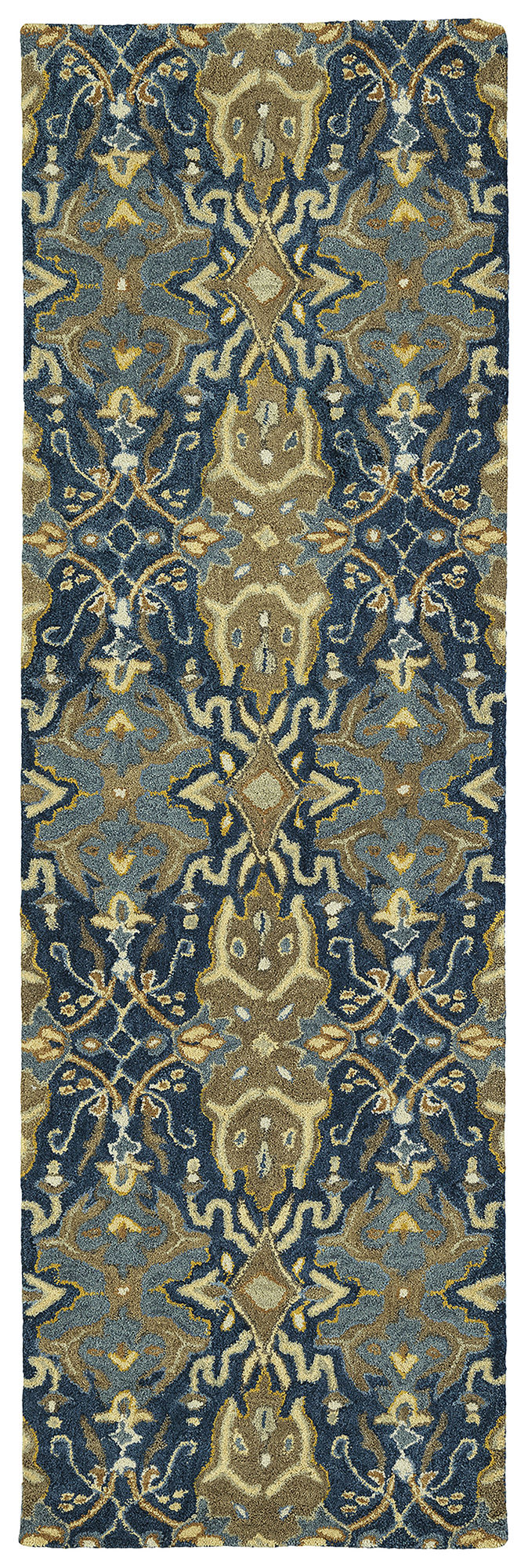 Kaleen Amaranta Collection Dark Navy Throw Rug 2' x 3'