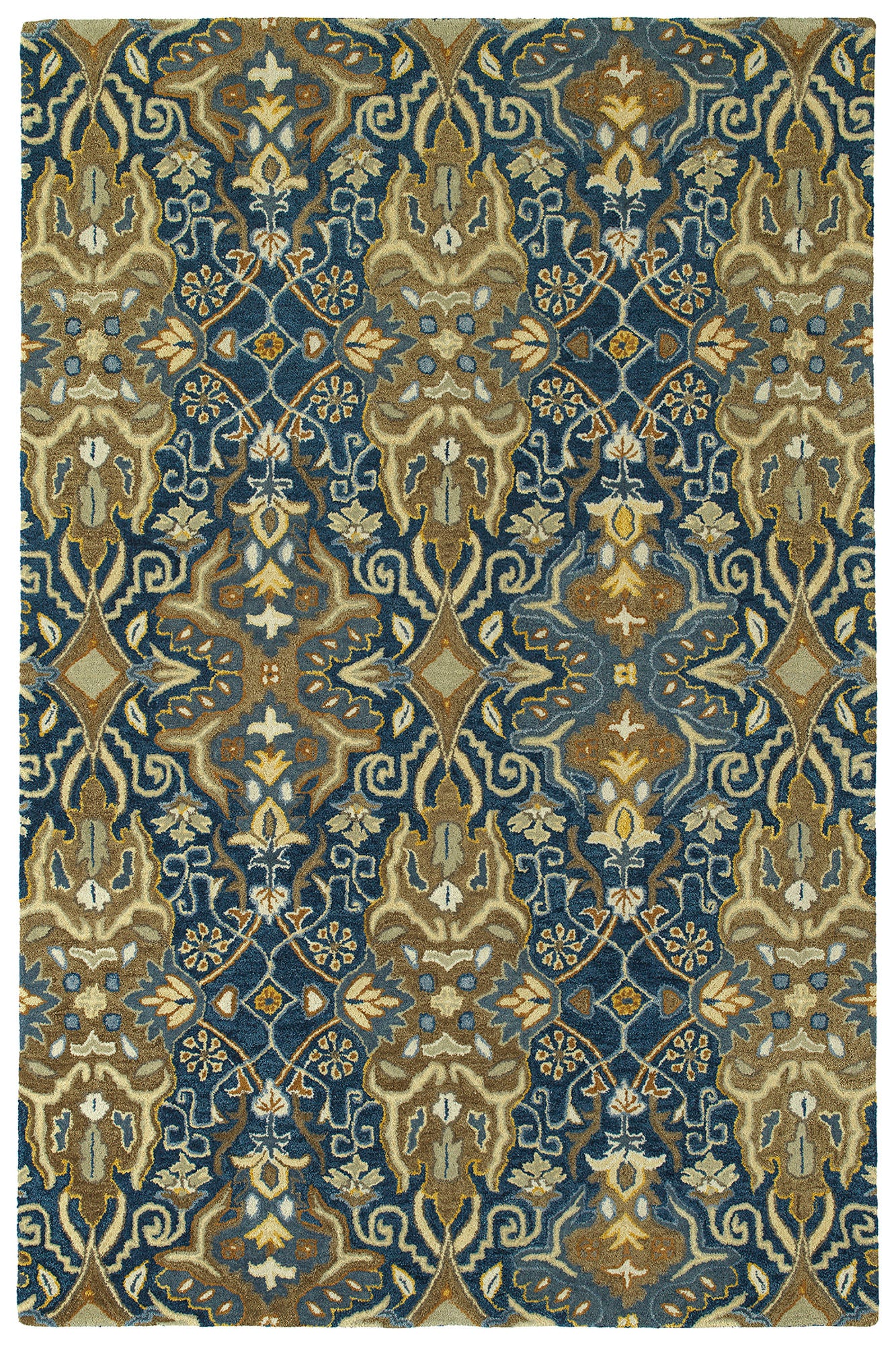 Kaleen Amaranta Collection Dark Navy Runner 2'6" x 8'