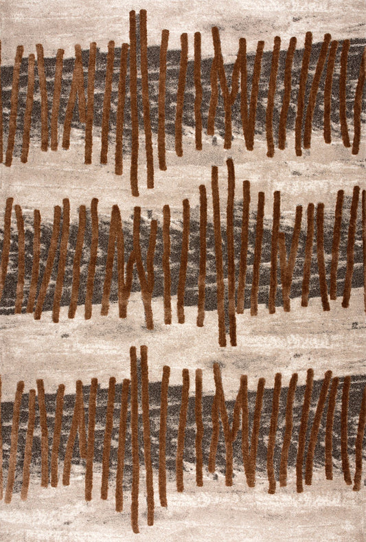 Amazon-Az10400-Brown-7.10 X 10.6 Area Rug