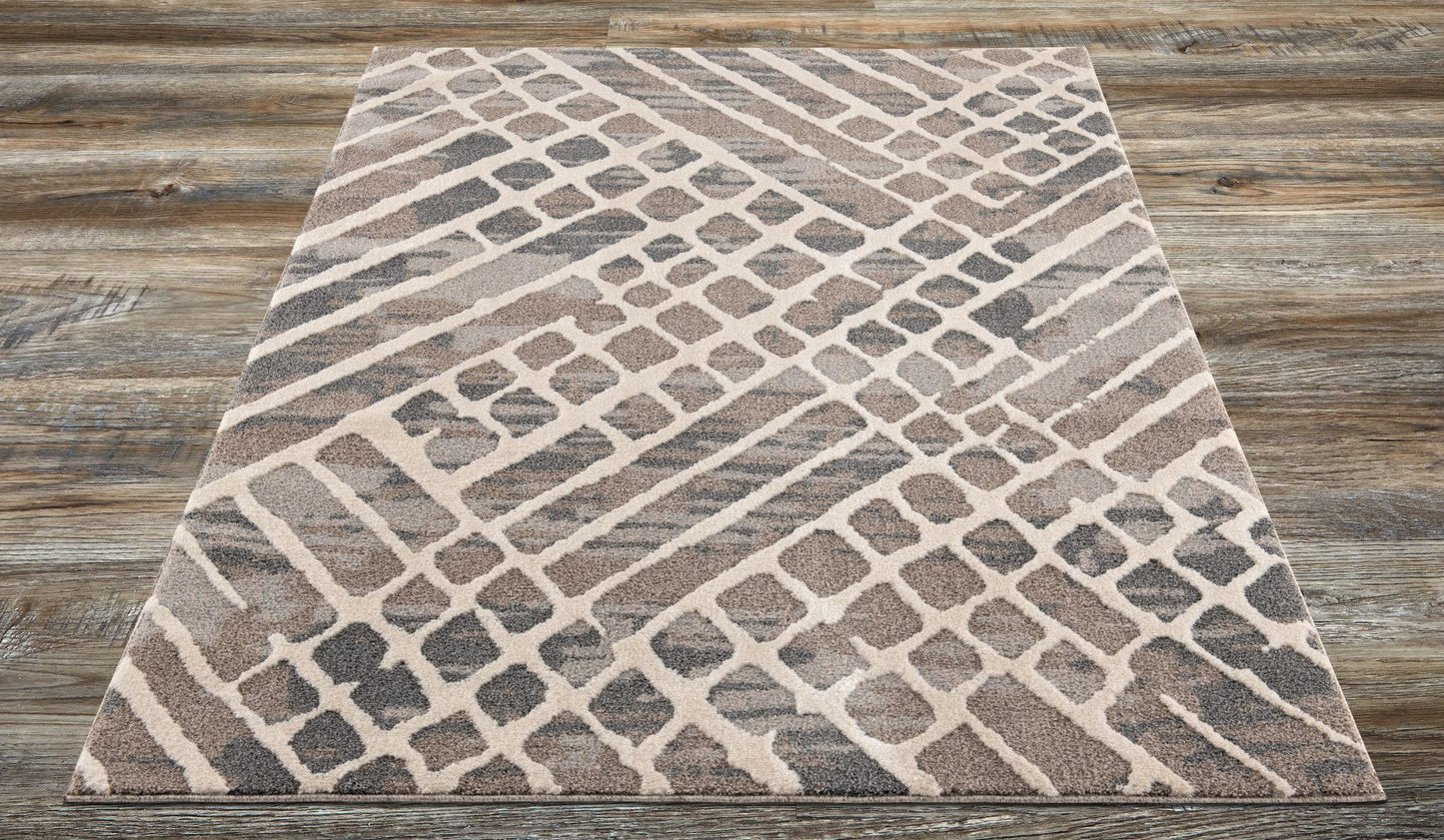 Amazon-Az10414-Gray-7.10 X 10.6 Area Rug