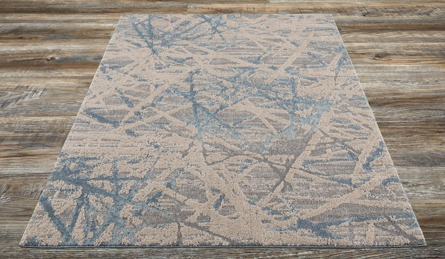 Amazon-Az10439-Gray_Blue-7.10 X 10.6 Area Rug