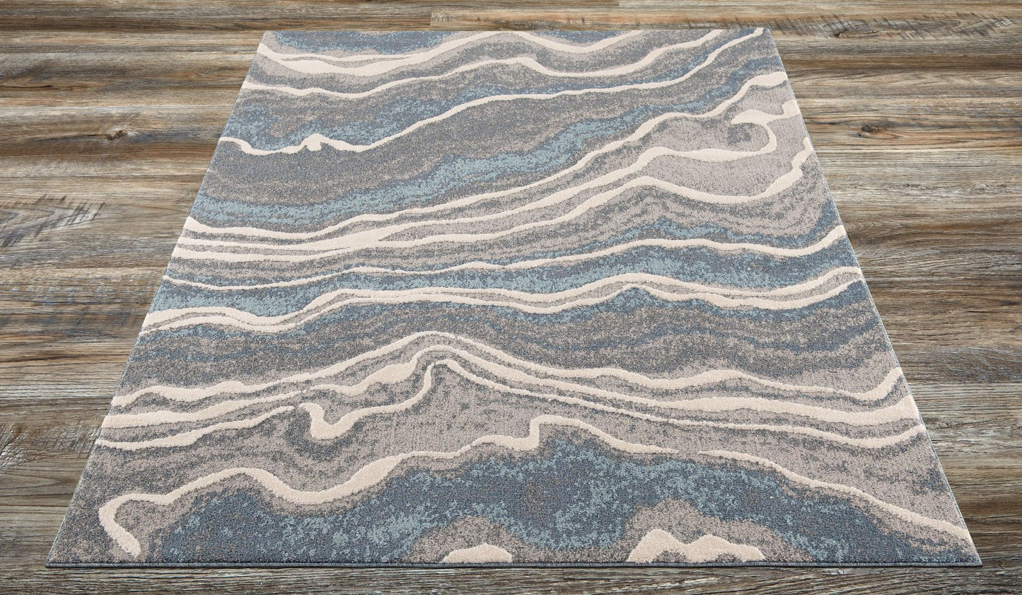 Amazon-Az10440-Gray-5.3 X 7.6 Area Rug