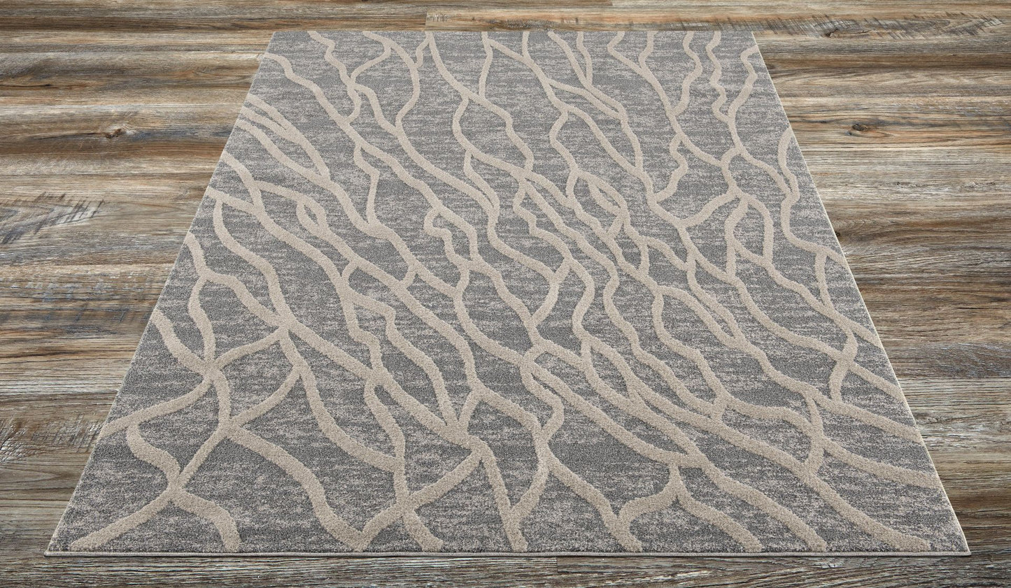 Amazon-Az10441-Gray-7.10 X 10.6 Area Rug