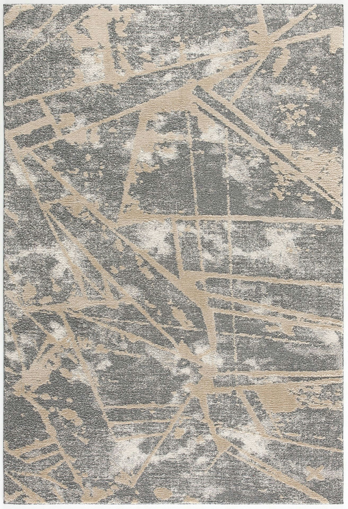 Amazon-Az11207-Grey-5.3X7.4-160X225 Area Rug