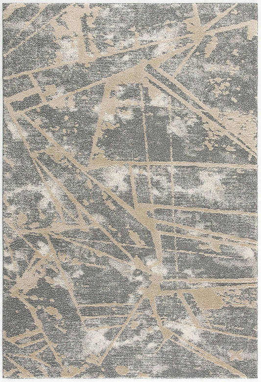 Amazon-Az11207-Grey-5.3X7.4-160X225 Area Rug