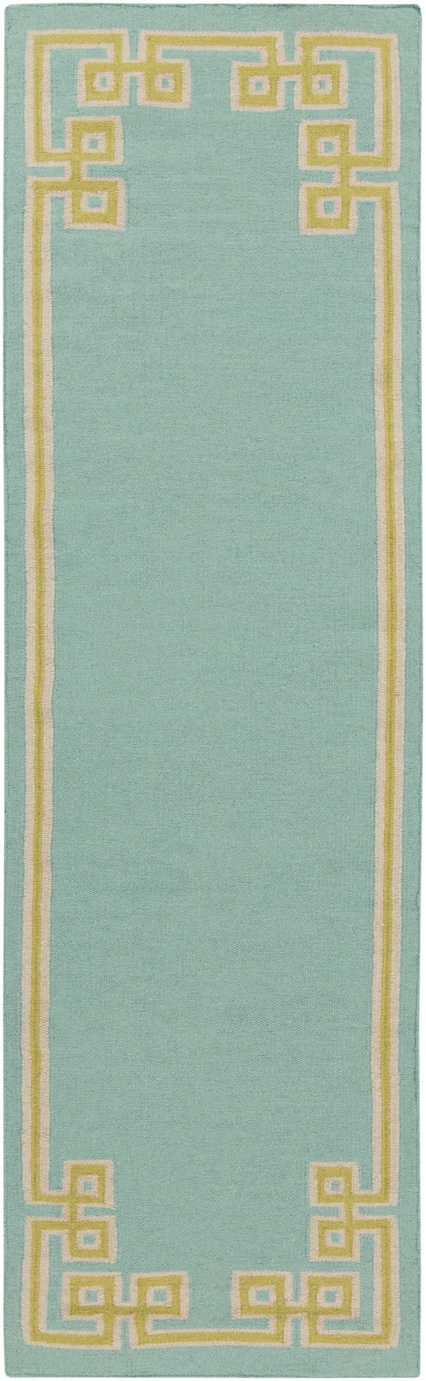 Surya Alameda Aqua Rug 2'6" X 8'