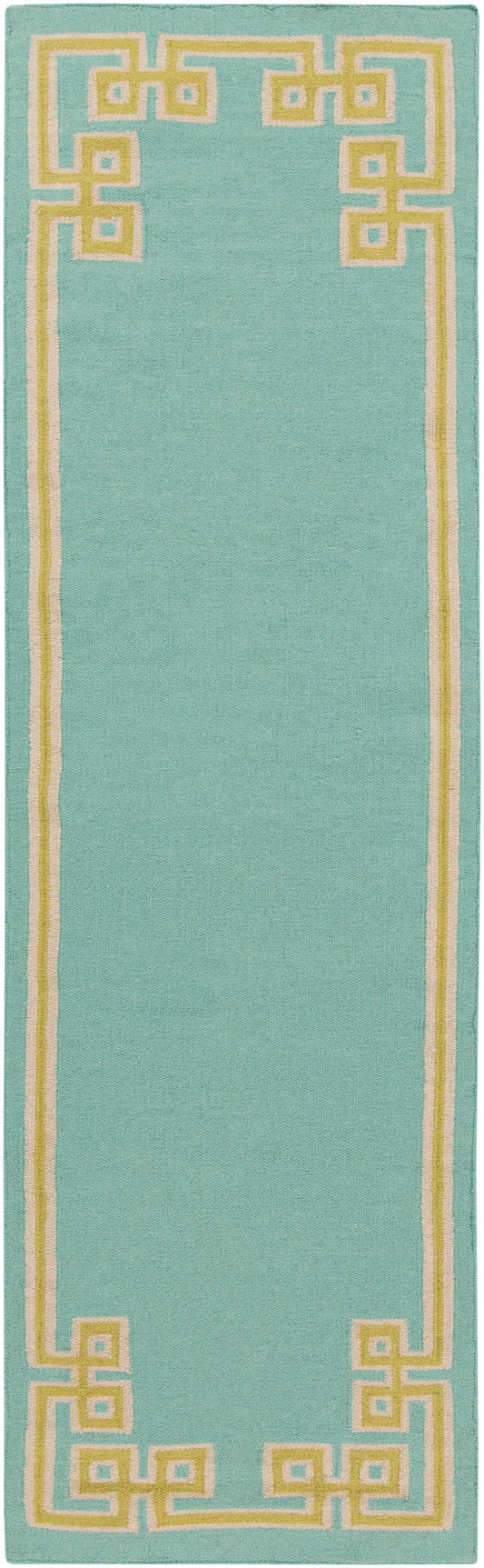 Surya Alameda Aqua Rug 2'6" X 8'