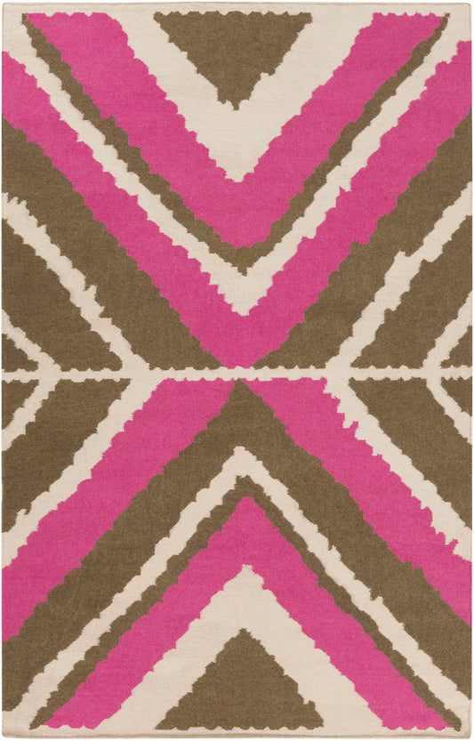 Surya Alameda Fuchsia Rug 5' X 8'
