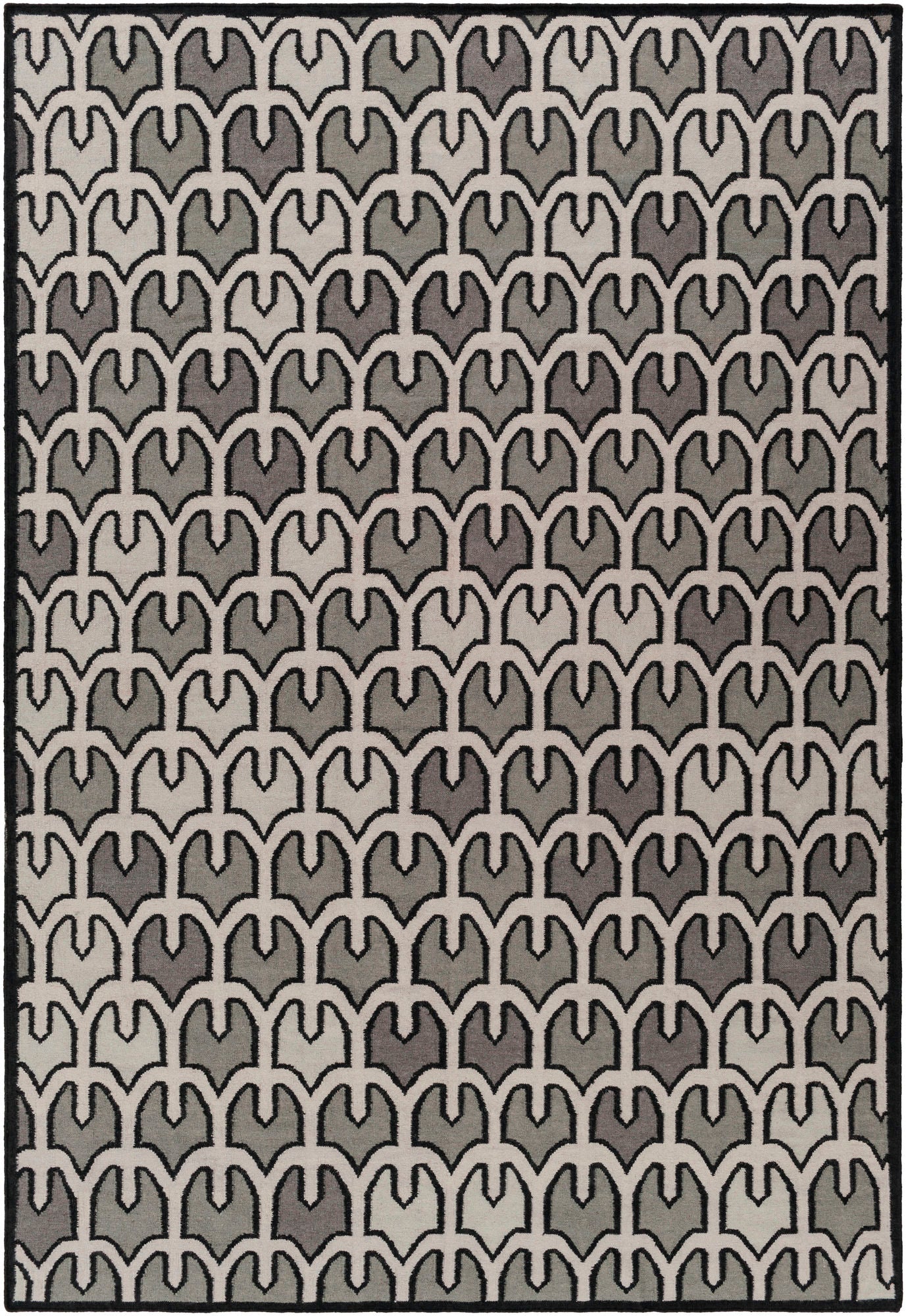 Surya Alameda Black Rug 8' X 11'
