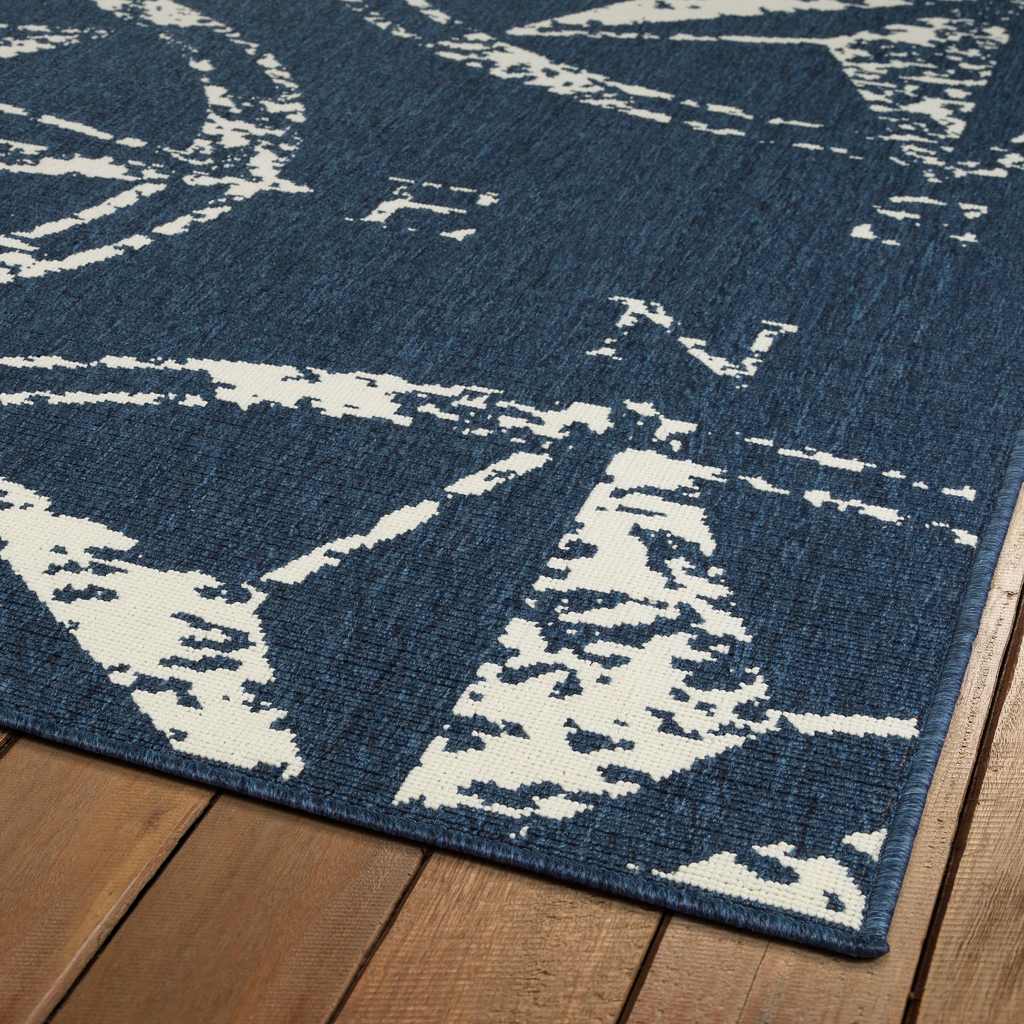 Kaleen Amalie Collection AML01-22 Navy Throw Rug 1'9" x 3'