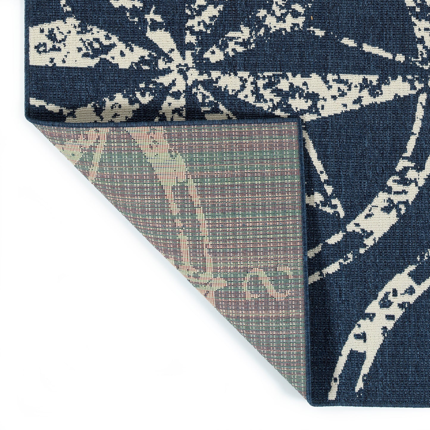 Kaleen Amalie Collection AML01-22 Navy Throw Rug 1'9" x 3'