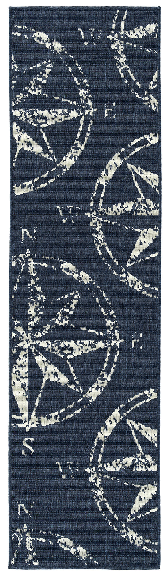 Kaleen Amalie Collection AML01-22 Navy Throw Rug 2'5" x 3'9"