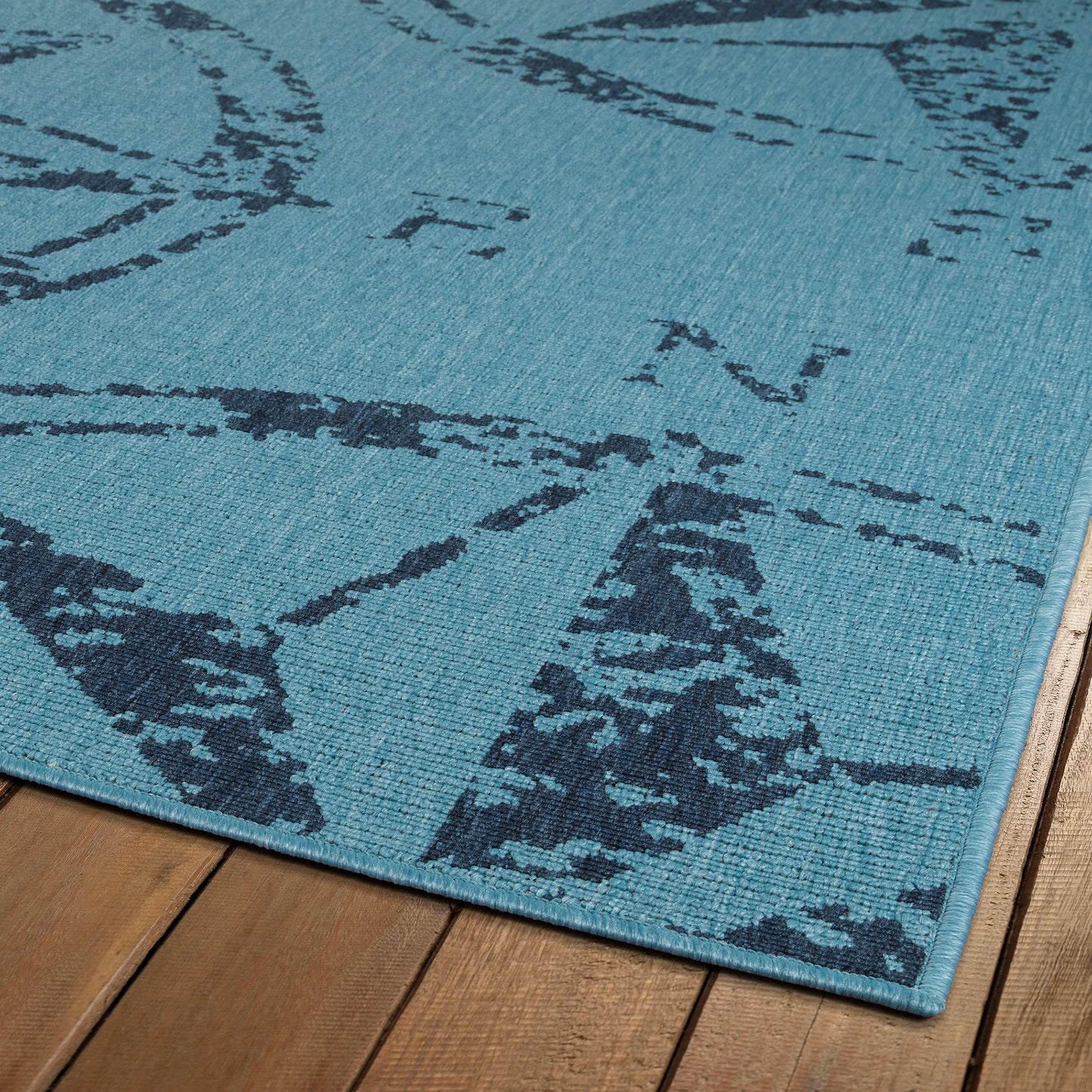 Kaleen Amalie Collection AML01-79 Light Blue Throw Rug 1'9" x 3'