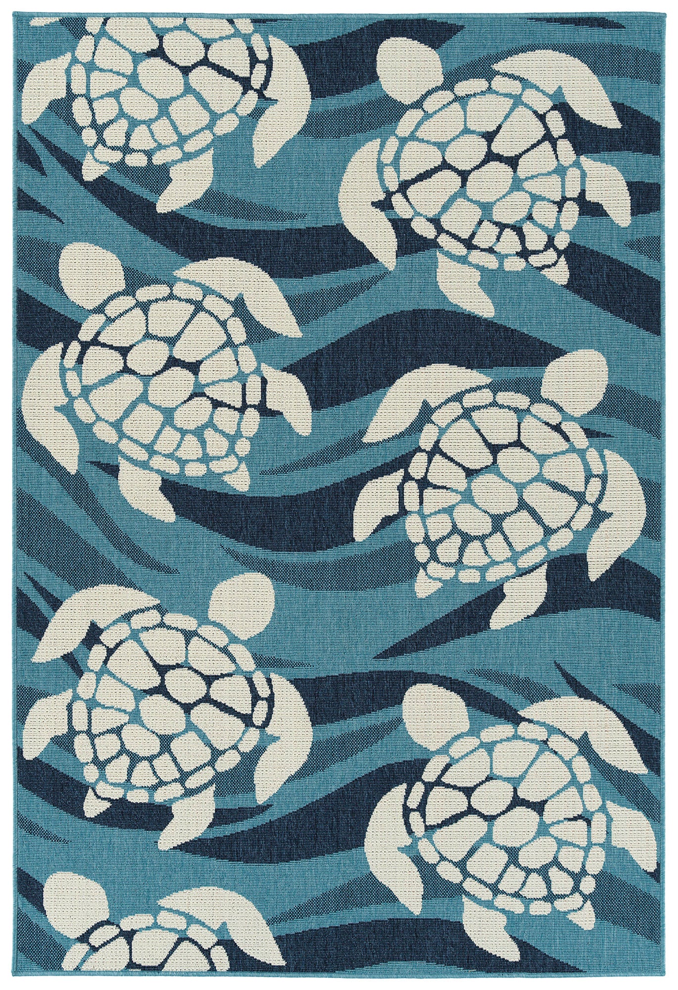 Kaleen Amalie Collection AML02-79 Light Blue Area Rug 7'2" x 10'5"