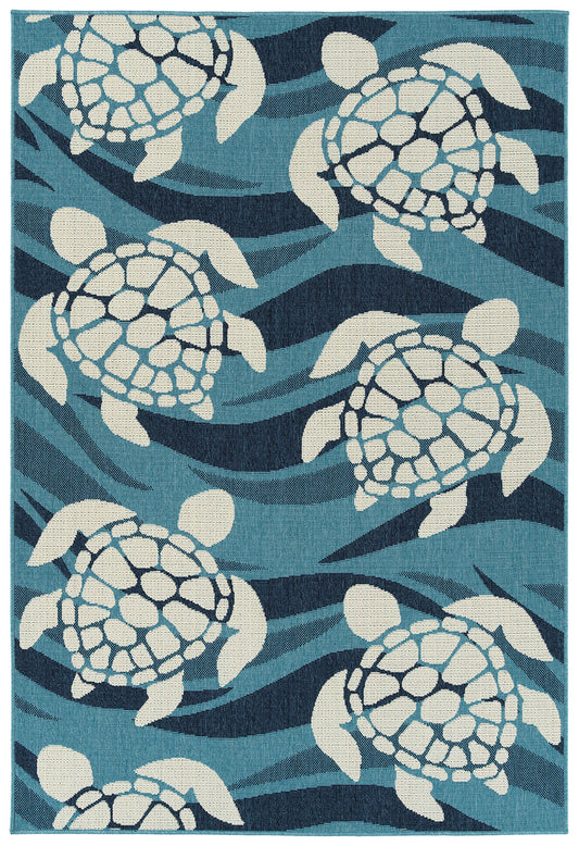 Kaleen Amalie Collection AML02-79 Light Blue Area Rug 5' x 7'6"