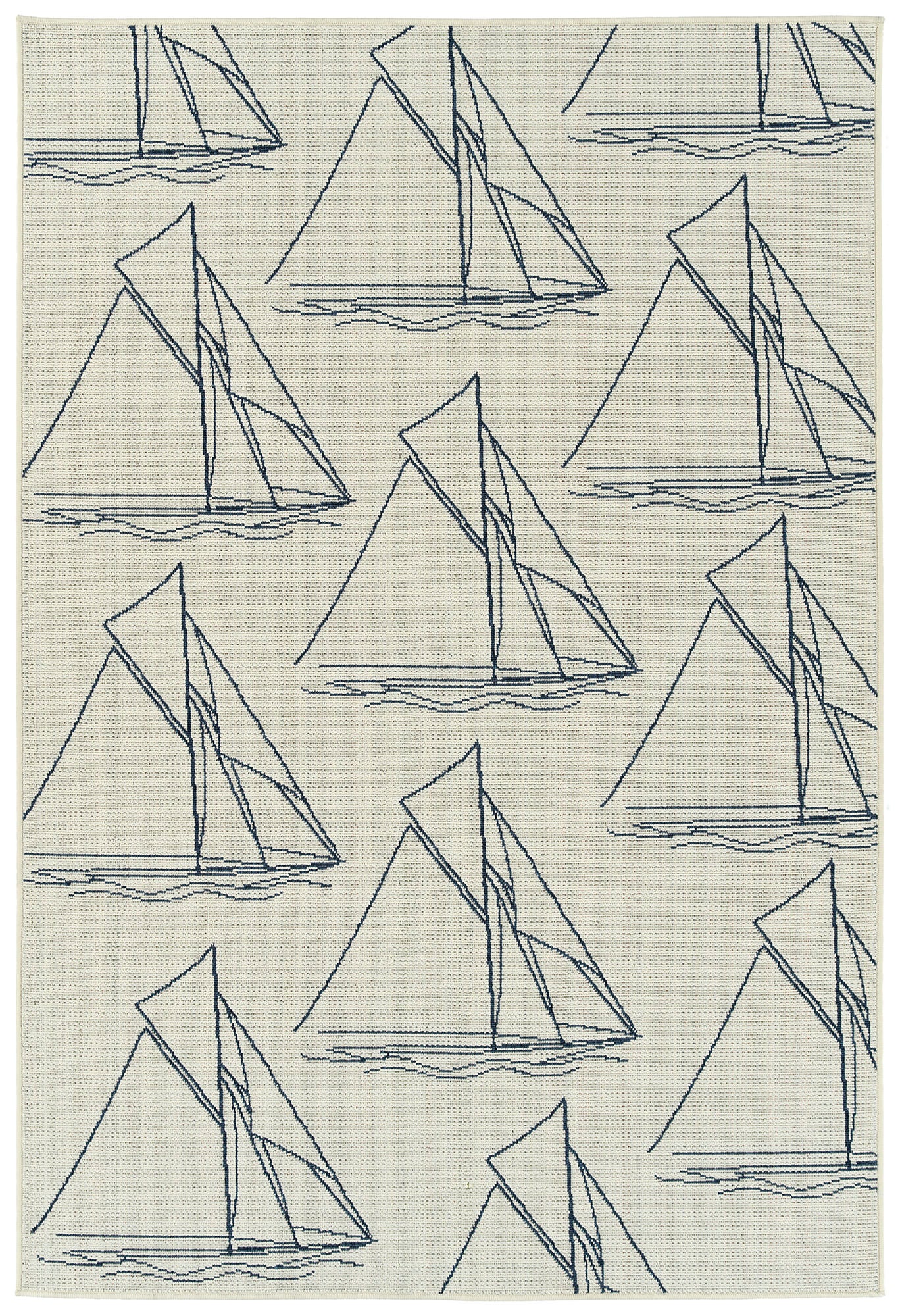 Kaleen Amalie Collection AML03-01 Ivory Throw Rug 1'9" x 3'