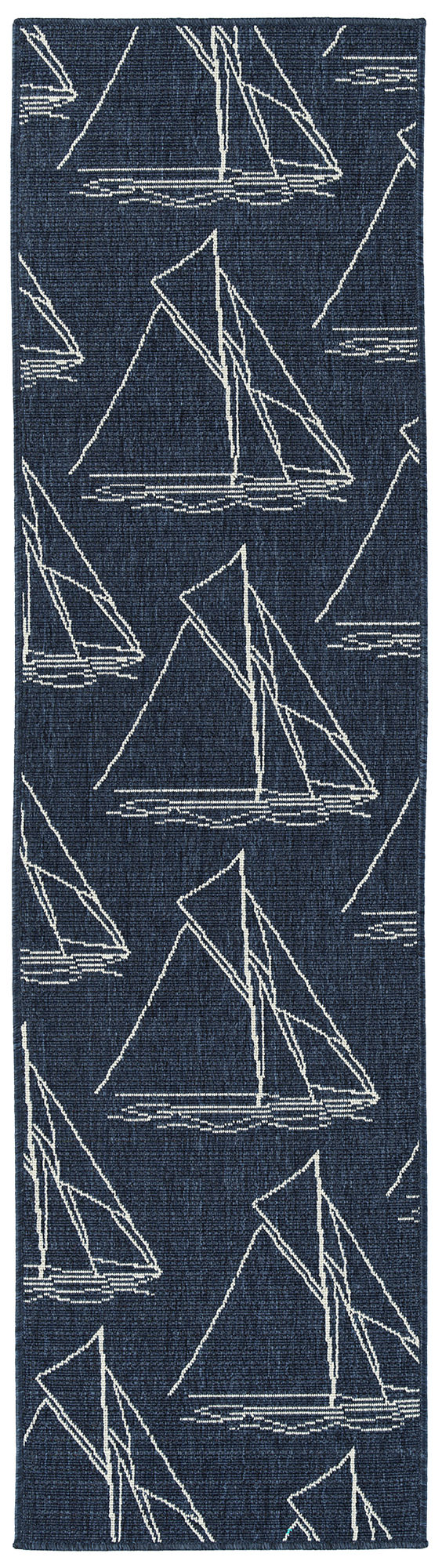 Kaleen Amalie Collection AML03-22 Navy Throw Rug 1'9" x 3'