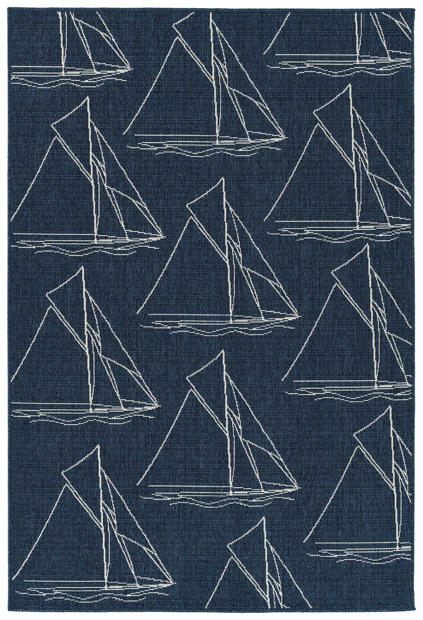 Kaleen Amalie Collection AML03-22 Navy Throw Rug 1'9" x 3'