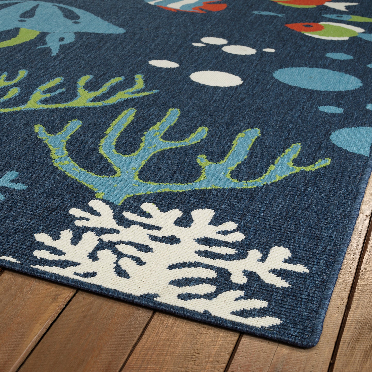 Kaleen Amalie Collection Navy LtBlue Area Rug 5' x 7'6"