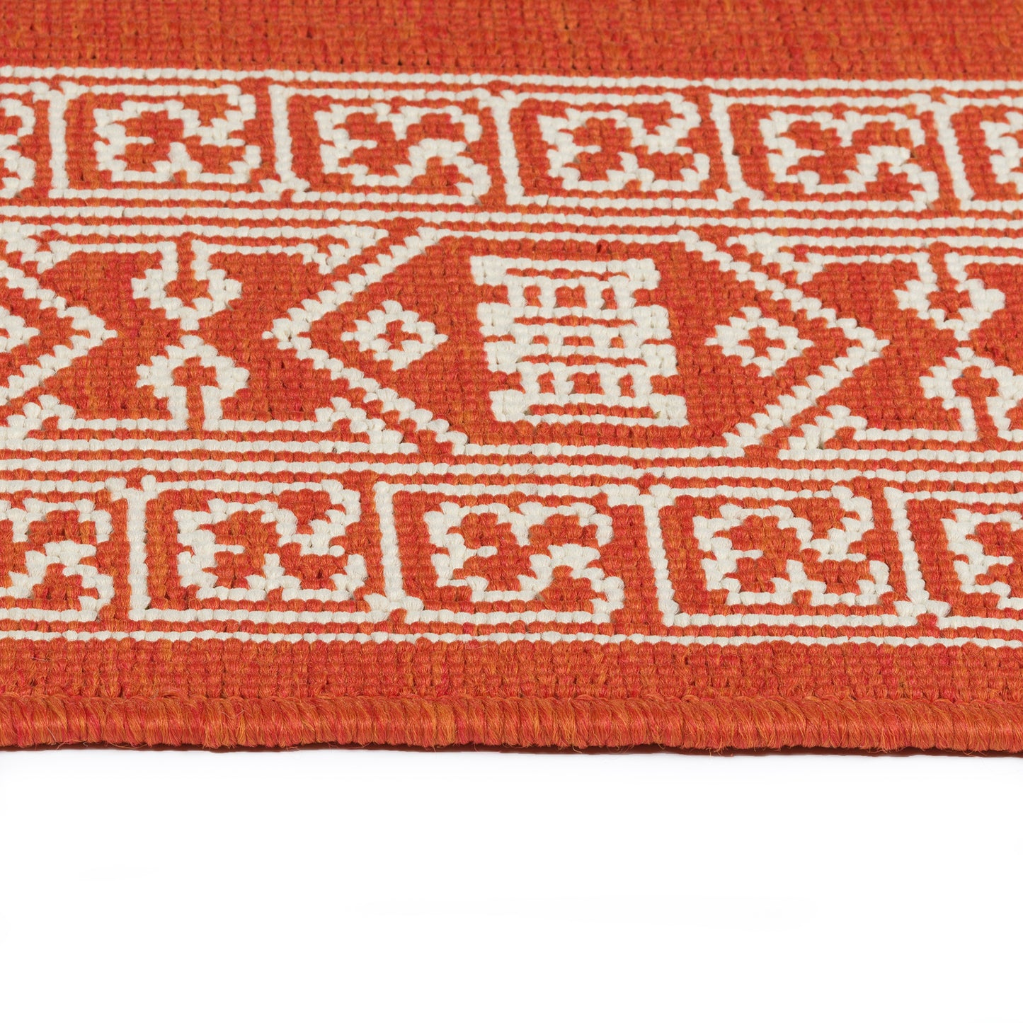 Kaleen Amalie Collection AML06-32 Tangerine Area Rug 7'2" x 10'5"