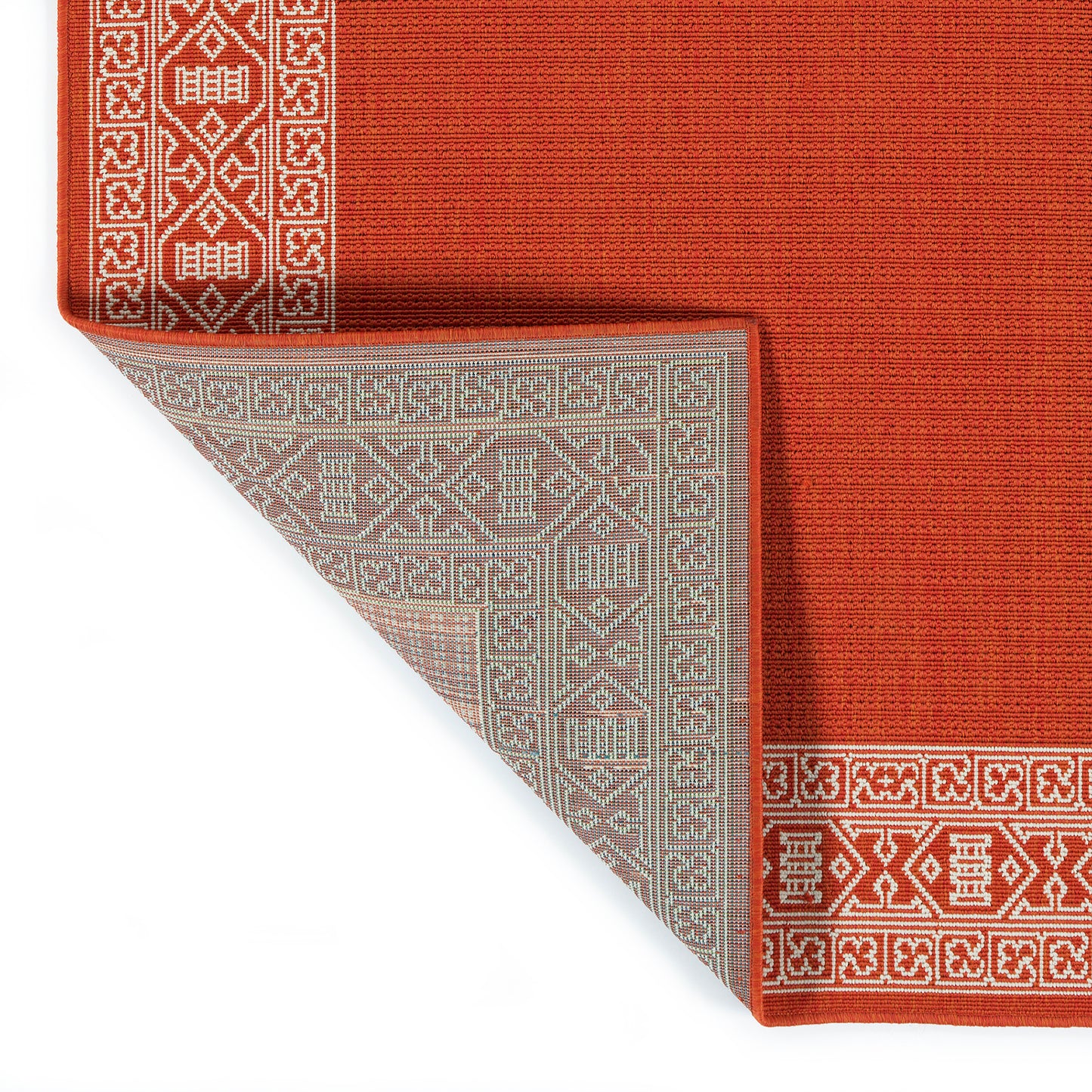 Kaleen Amalie Collection AML06-32 Tangerine Area Rug 7'2" x 10'5"