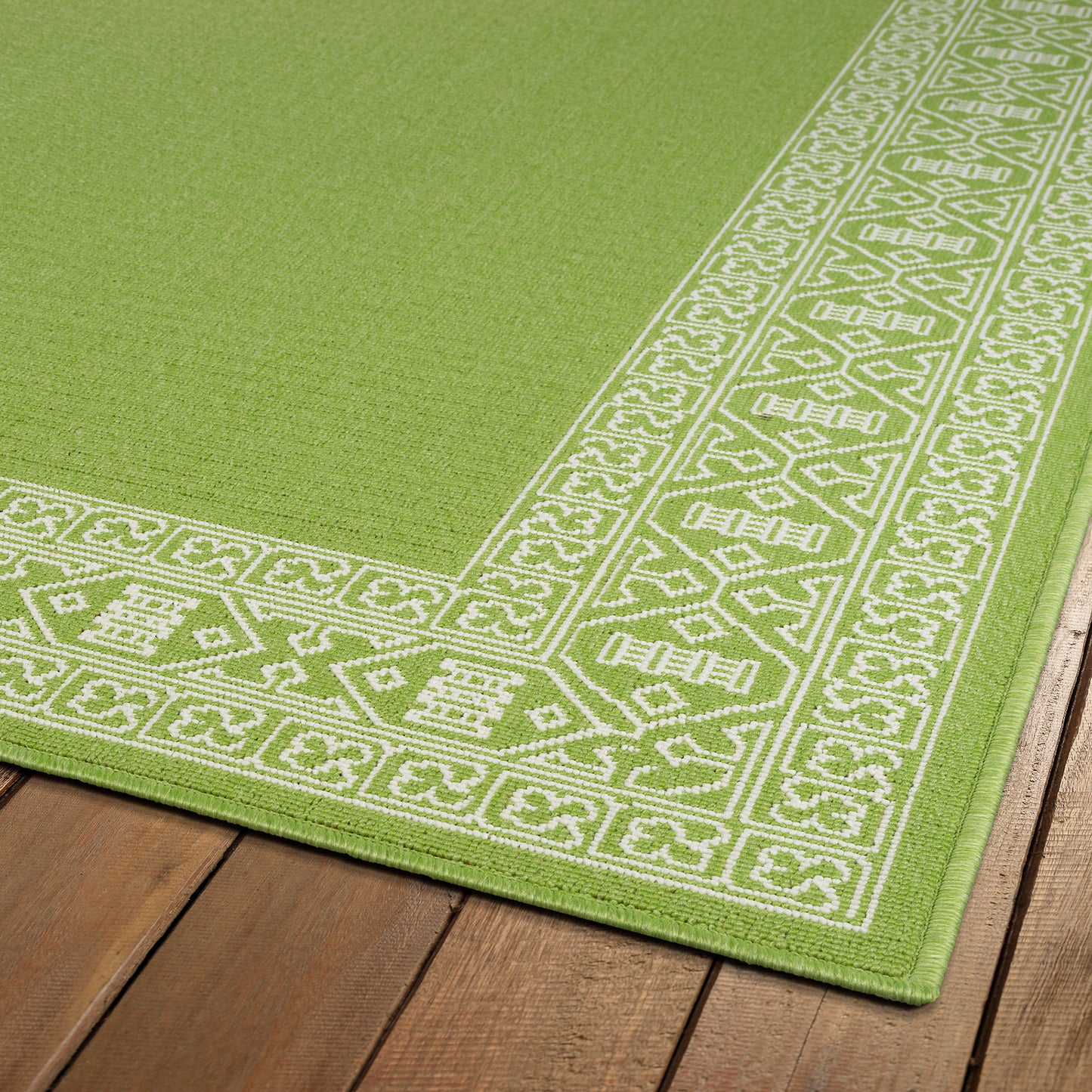 Kaleen Amalie Collection AML06-96 Lime Green Runner 2'2" x 8'