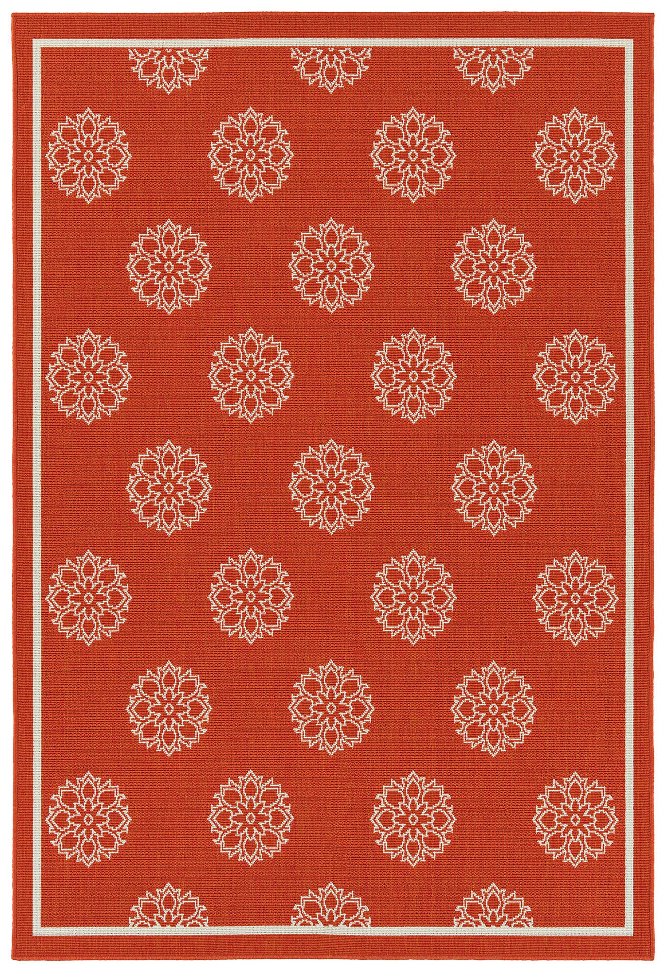 Kaleen Amalie Collection AML07-32 Tangerine Area Rug 5' x 7'6"