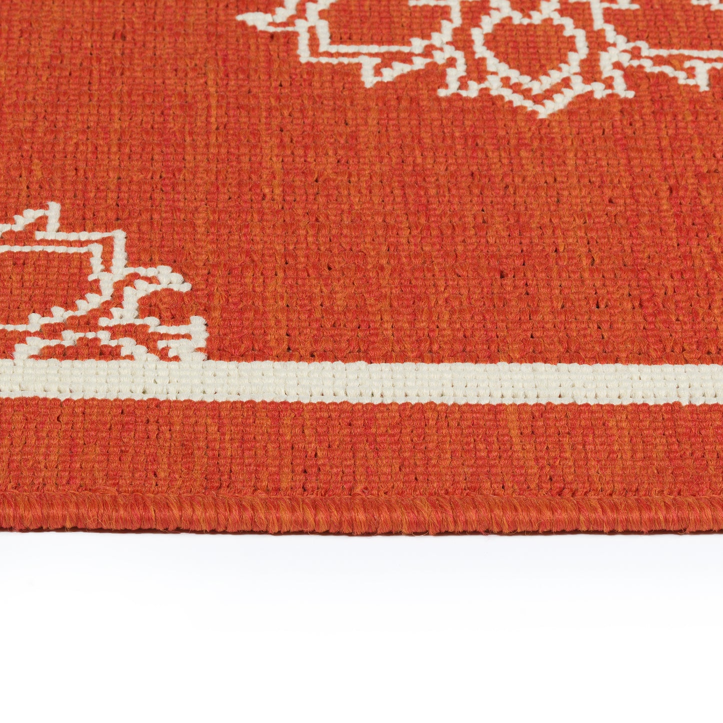 Kaleen Amalie Collection AML07-32 Tangerine Area Rug 7'2" x 10'5"