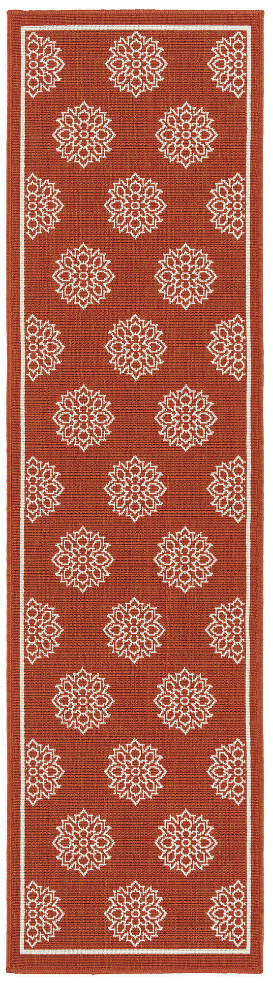 Kaleen Amalie Collection AML07-32 Tangerine Area Rug 7'2" x 10'5"